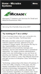 Mobile Screenshot of micradex.com